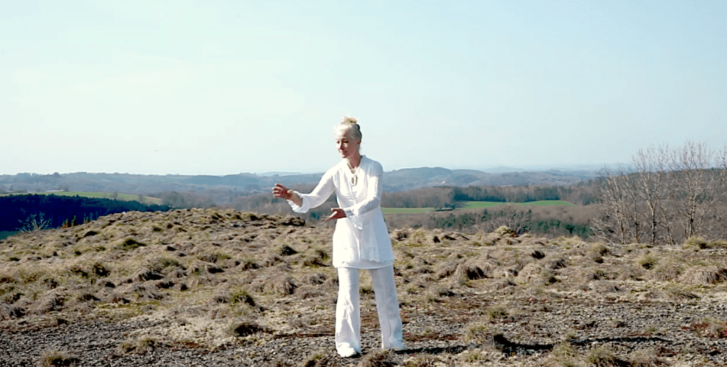 Patricia Repellin sur la montagne